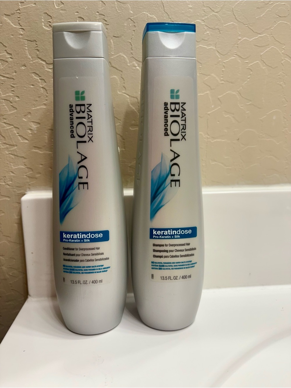 Matrix Keratindose Shampoo and Conditioner, 13.5 oz.